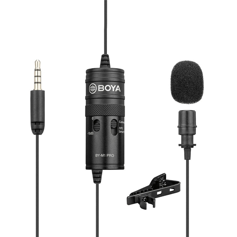 BOYA BY-M1 Pro Professional Lavalier Microphone - ميكروفون